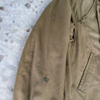 1940’s WWII US Army Sheepskin Lined Parka Type Overcoat Size 40