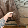 1940’s WWII Named Cable Raincoat A-2 Flight Jacket Size 42