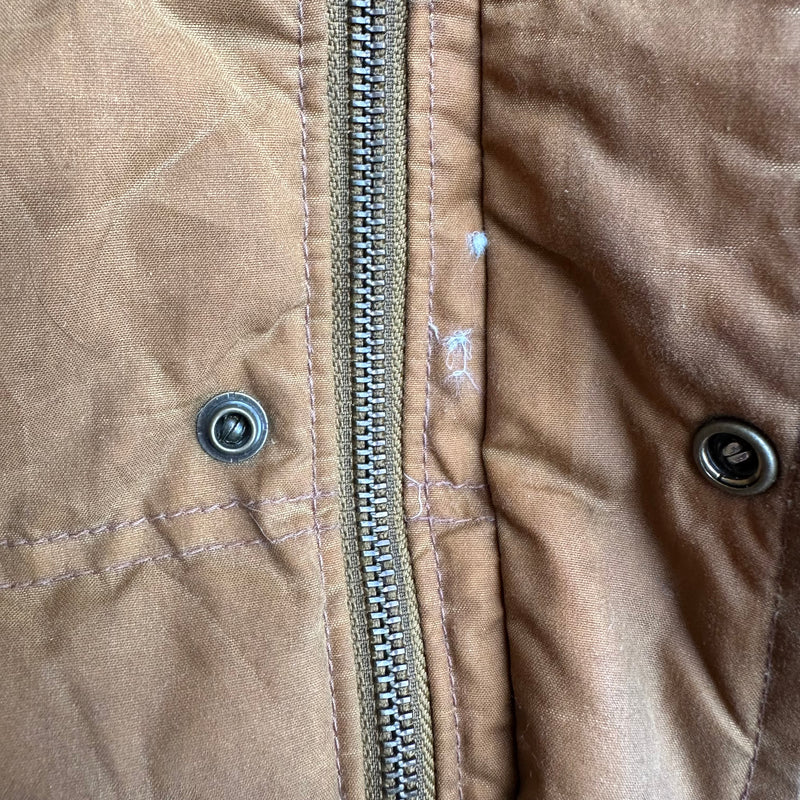 Filson Waxed Canvas Down Cruiser Vest Large