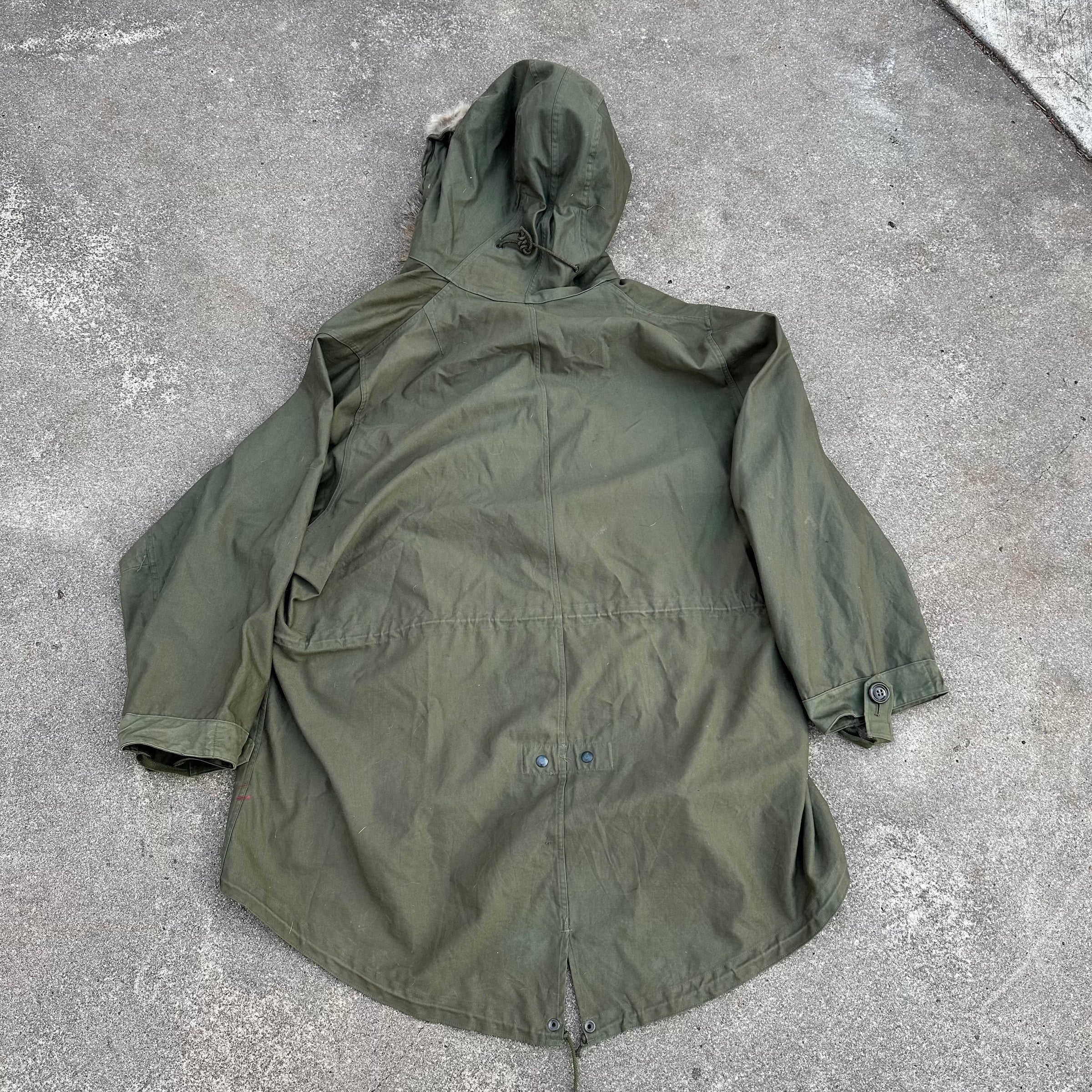1940’s US Military M-48 Fishtail Parka XL