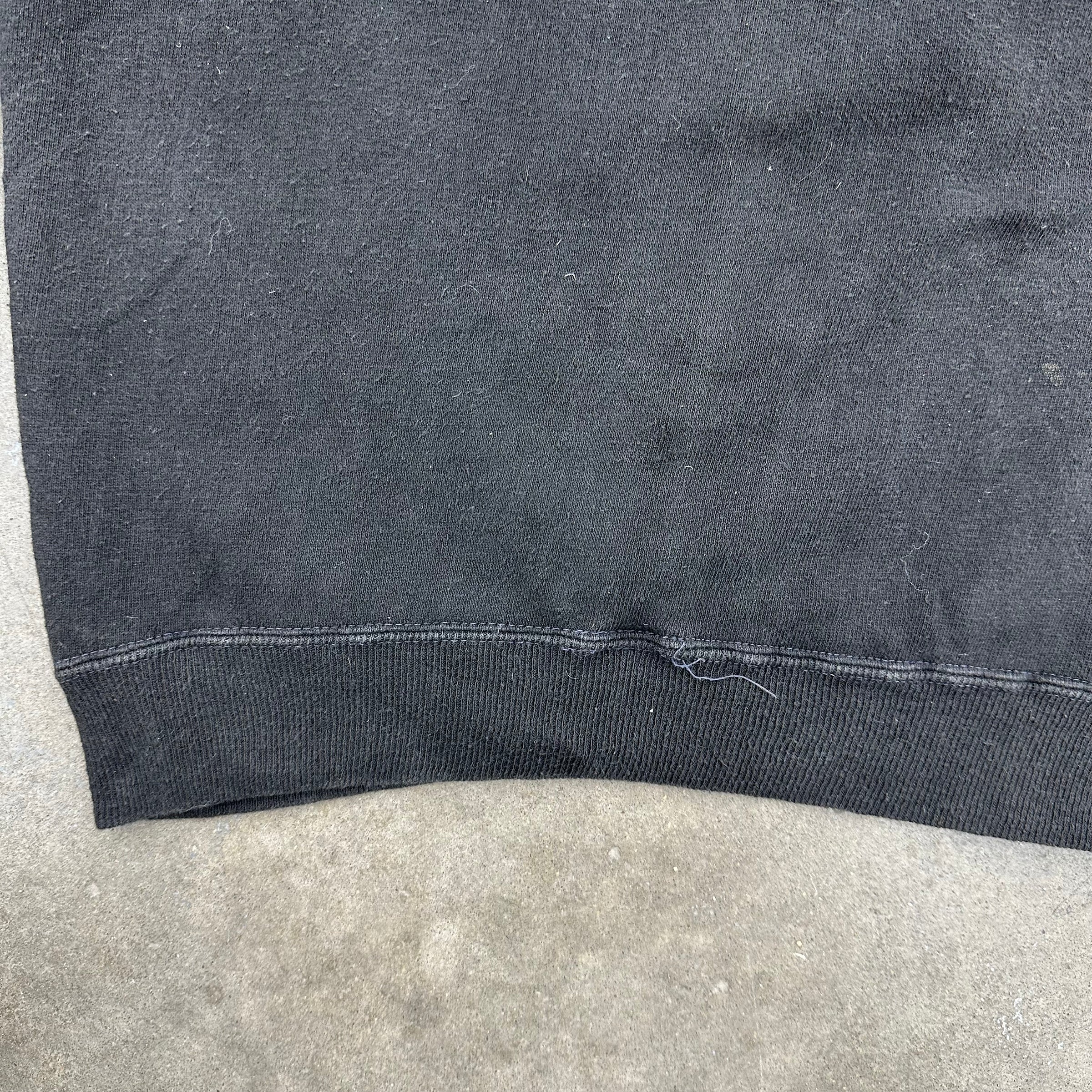 1960’s Northeast Rockets Flock Print Black Crewneck Sweatshirt Small