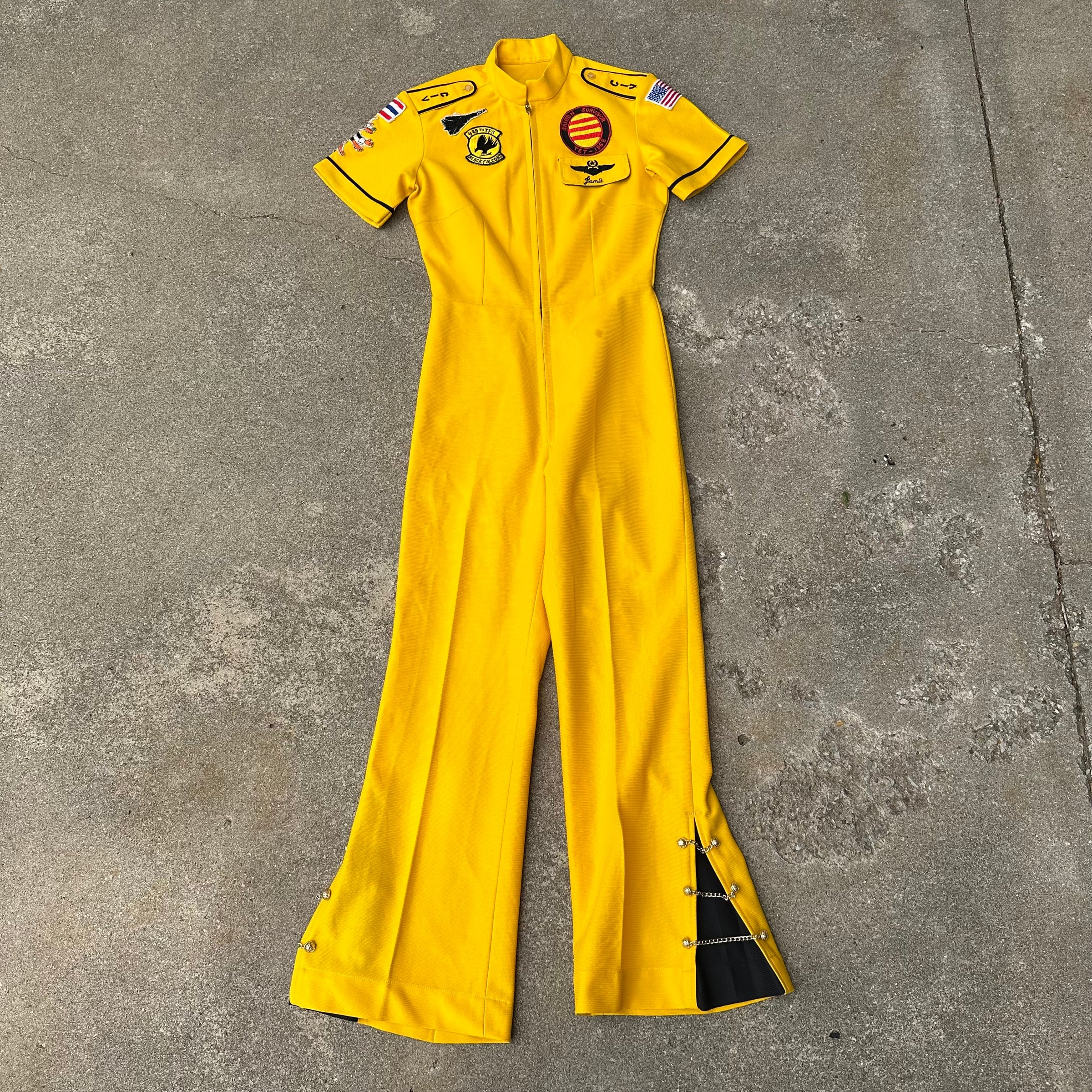 1970’s Vietnam War USAF Thai Made 422nd TFS Party Suit