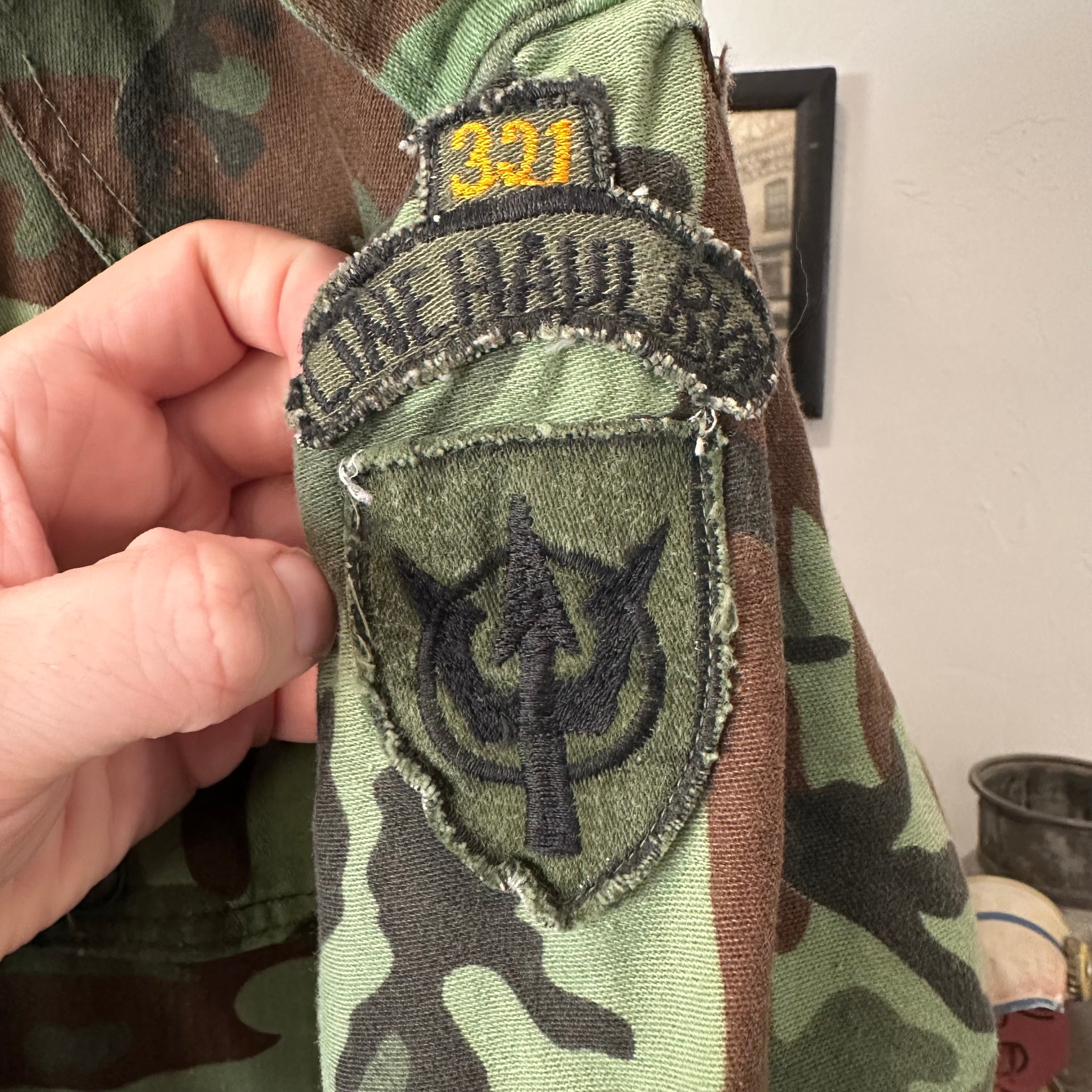 1960’s/70’s US Army Patched ARVN BDQ/Ranger Camo Shirt