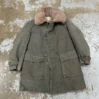 1940’s m/1944 livpäls Swedish Army Military Jacket 25.5” Chest