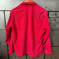1960’s Red Corduroy Loop Collar Shirt Medium