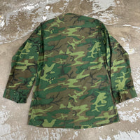 1960’s Vietnam War ERDL Camo Ripstop Jungle Jacket Medium Long