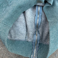 1940’s St Michael Sportswear Herringbone Cotton Full Zip Sweatshirt Size 40