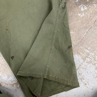 1940’s Thrashed WWII US Army HBT Shirt Size 40R