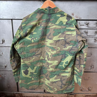 1960’s Vietnam War ERDL Camo Jungle Jacket Medium Short
