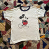 1970’s Mickey Mouse Ringer T-Shirt Large