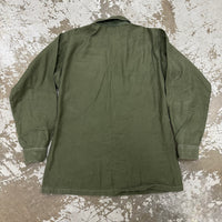 1960’s/70’s USAF 308th Strategic Missile Control Patched OG-107 Fatigue Shirt Large