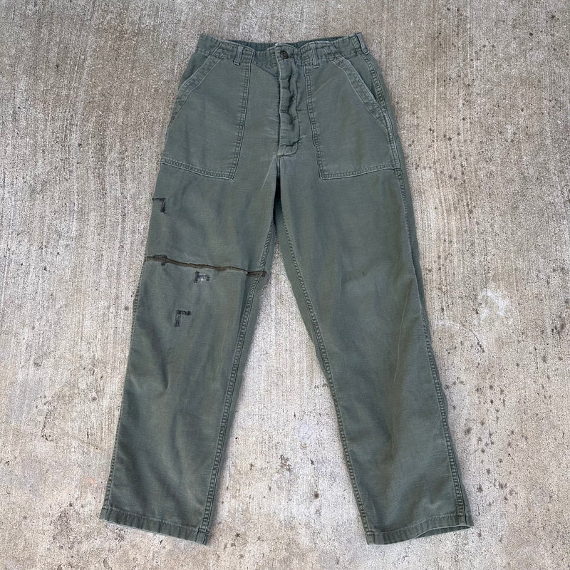 1970’s Repaired OG-107 Fatigue Pants 29” x 28”
