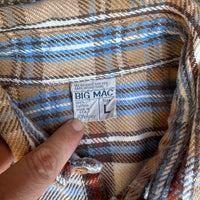 1970’s Big Mac Cotton Flannel Shirt Large