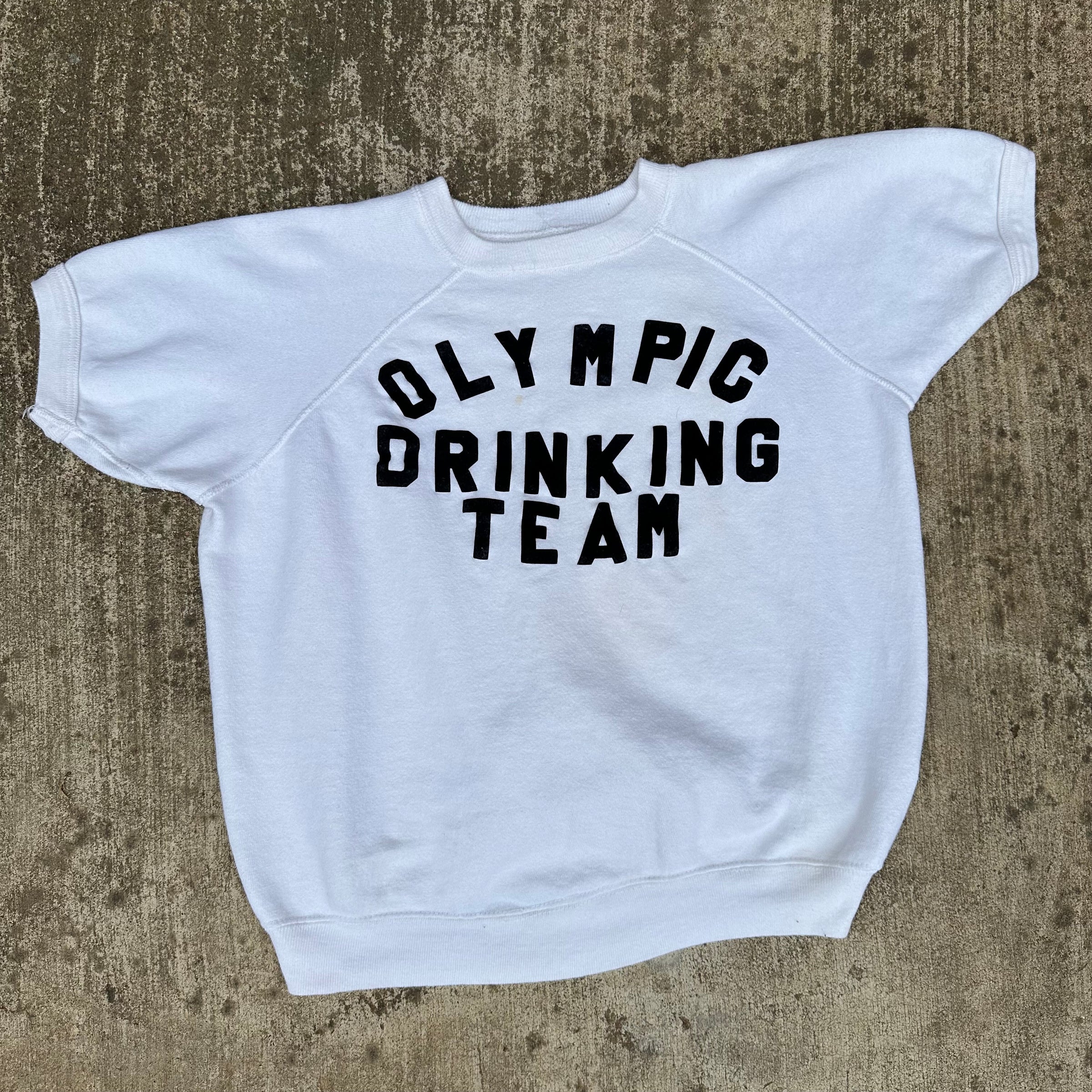 1970’s Olympic Drinking Team Short Sleeve Sweatshirt