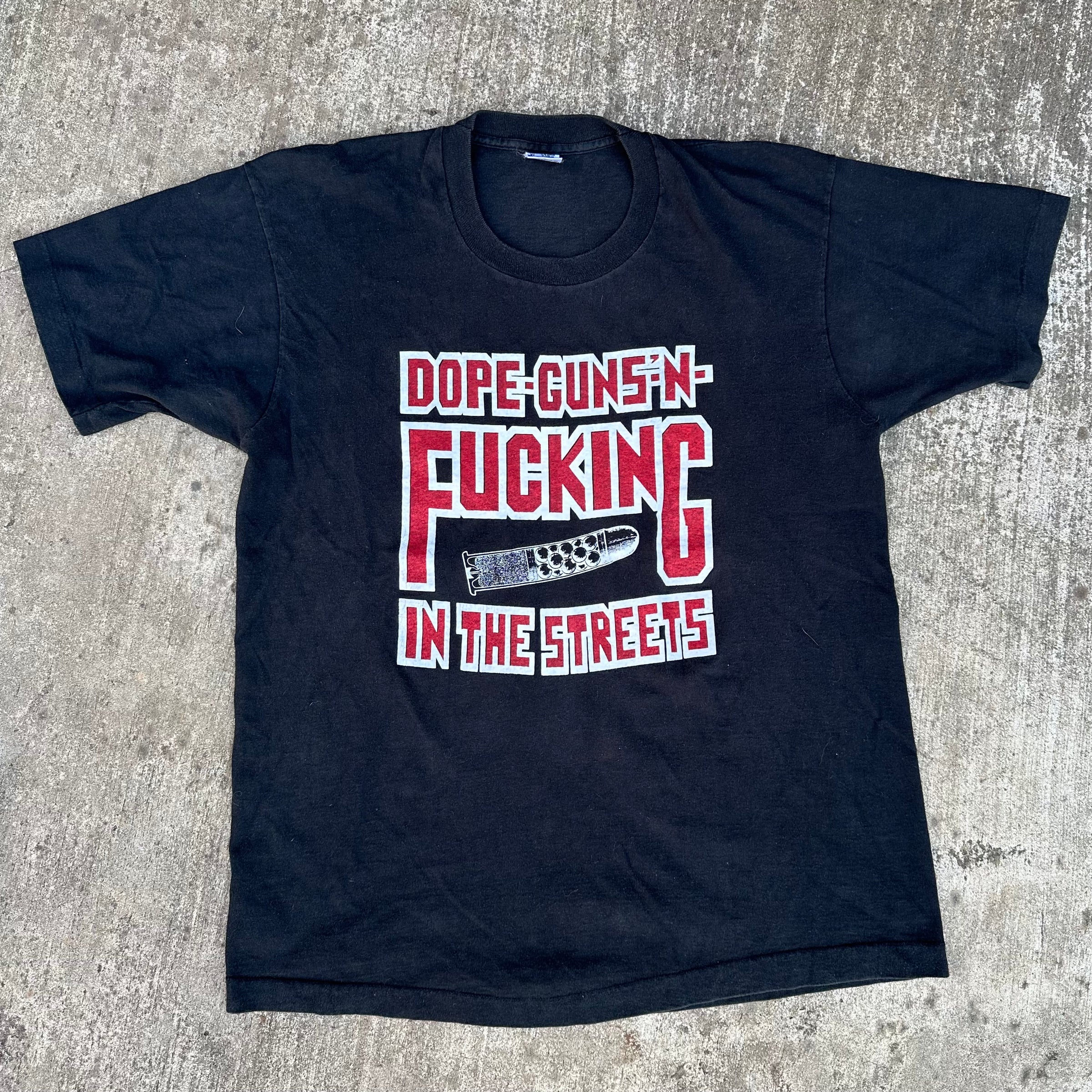 1990’s Dope, Guns, and Fucking In The Streets AmRep Records Compilation T-Shirt XL