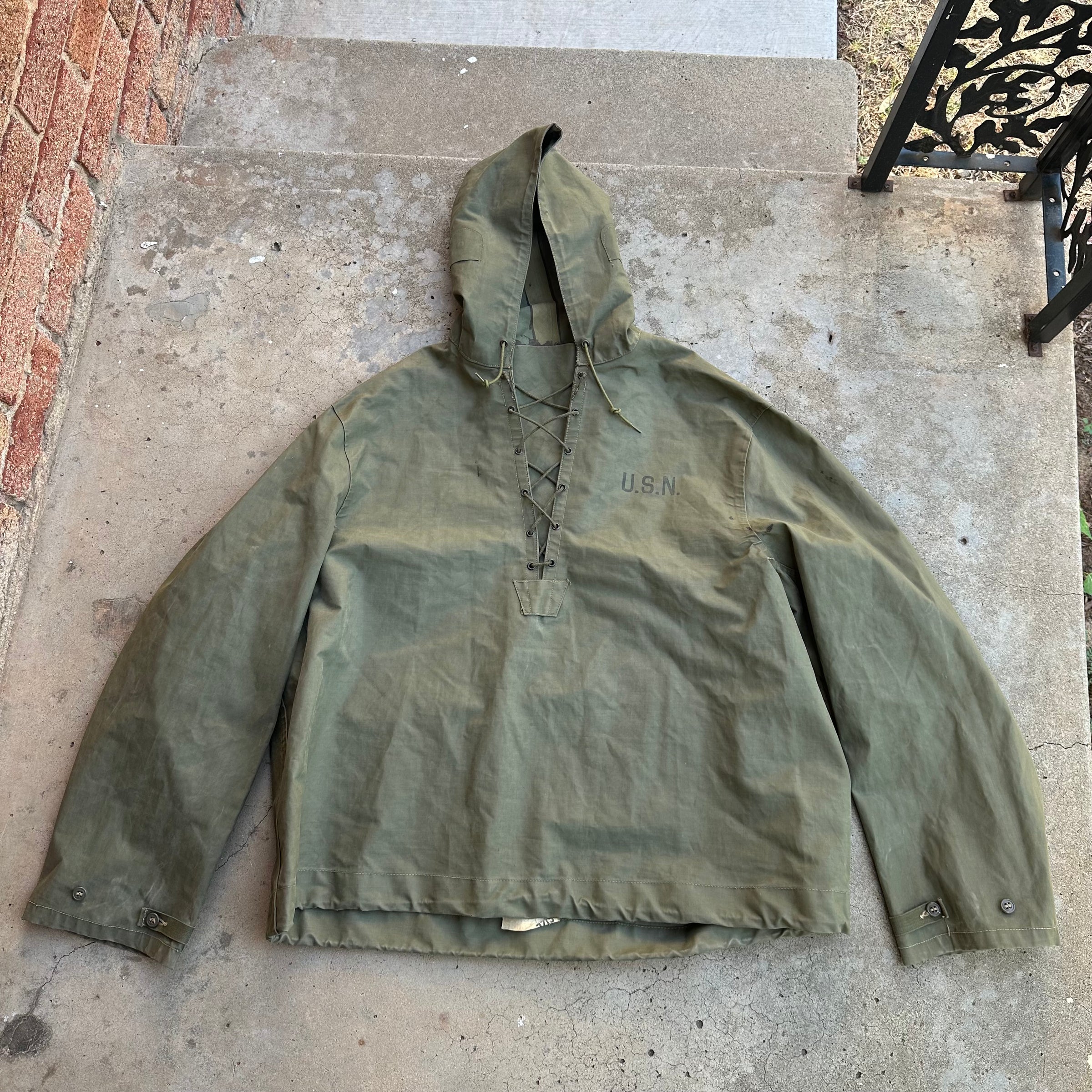 1940’s WWII USN Wet Weather Parka Large