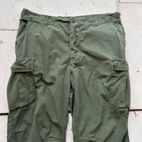 1960’s Vietnam War Poplin Jungle Trousers Large Regular