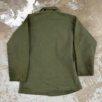 1940’s Thrashed WWII US Army HBT Shirt Size 40R