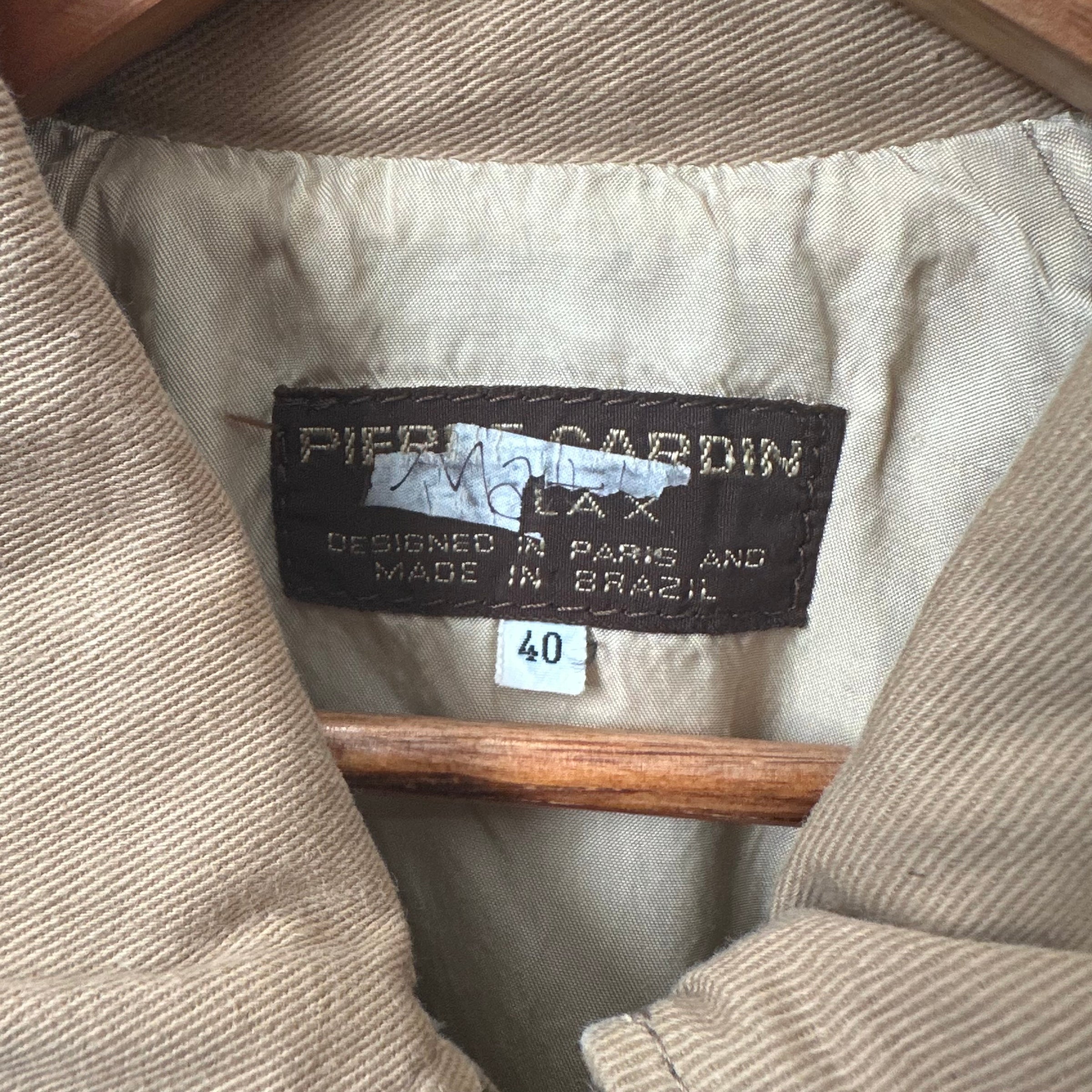 1970’s Pierre Cardin Cotton Western Style Jacket Size 40