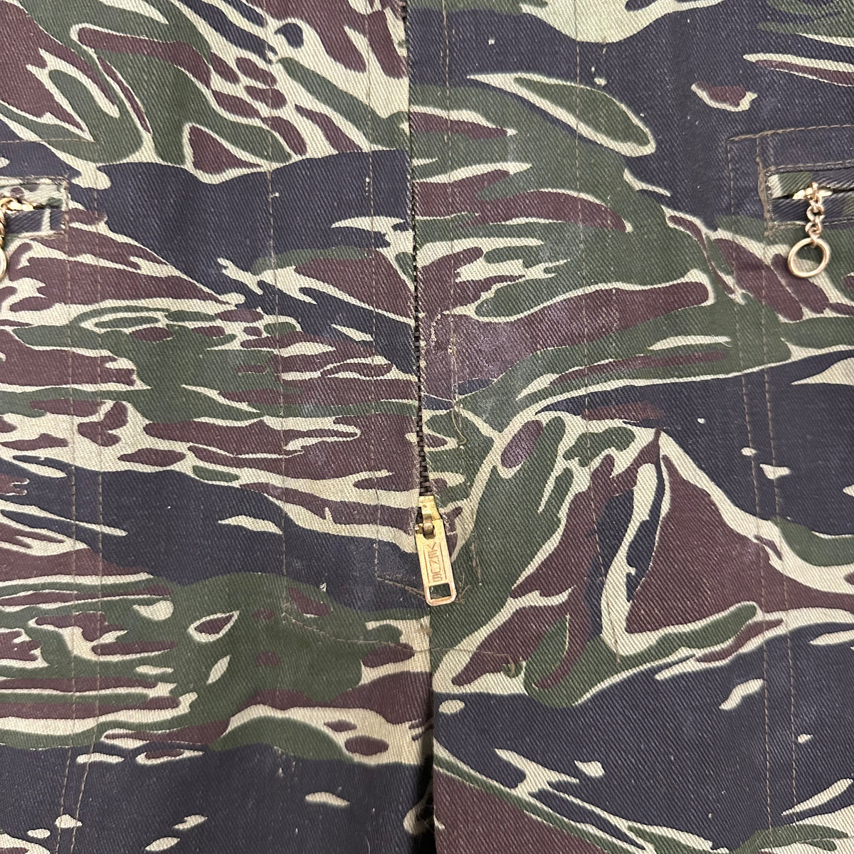 1970’s Deadstock Thai Tiger Stripe Camo Party Suit