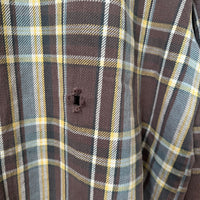 1970’s/80’s Five Brother Woven Cotton Plaid Flannel Shirt XXL