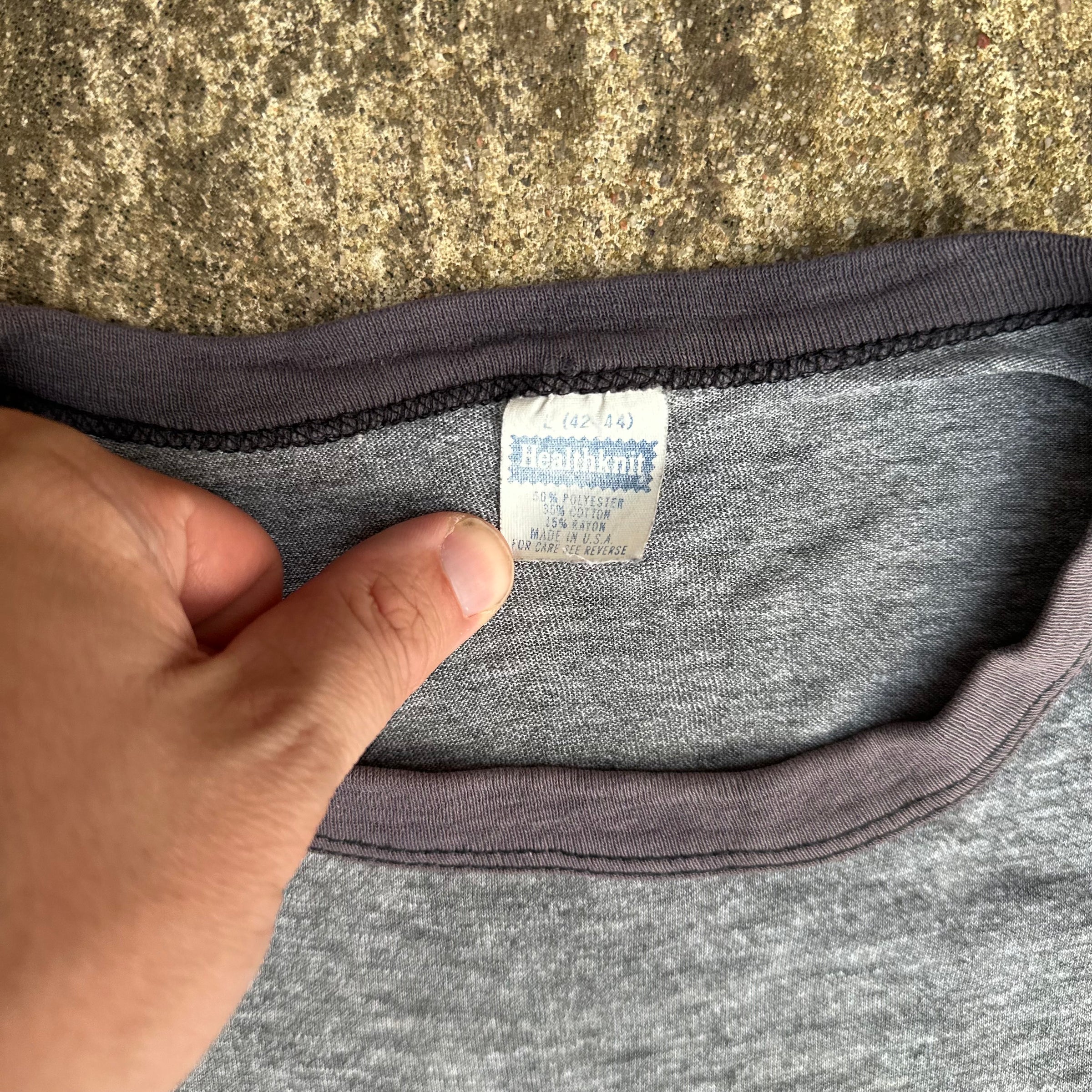 1980’s Patience My Ass! I’m Gonna Kill Something Ringer T-Shirt Small