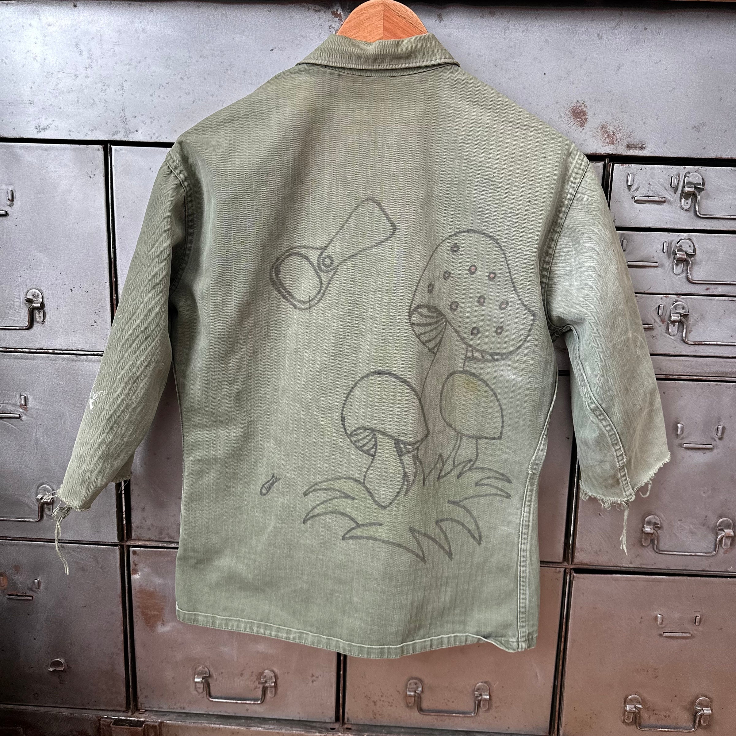 1950’s Hippy Customized USMC P-56 HBT Utility Jacket