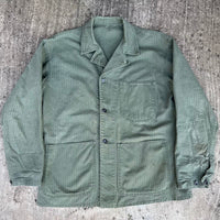 1940’s WWII USN N-3 HBT Utility Jacket 23.5” Chest