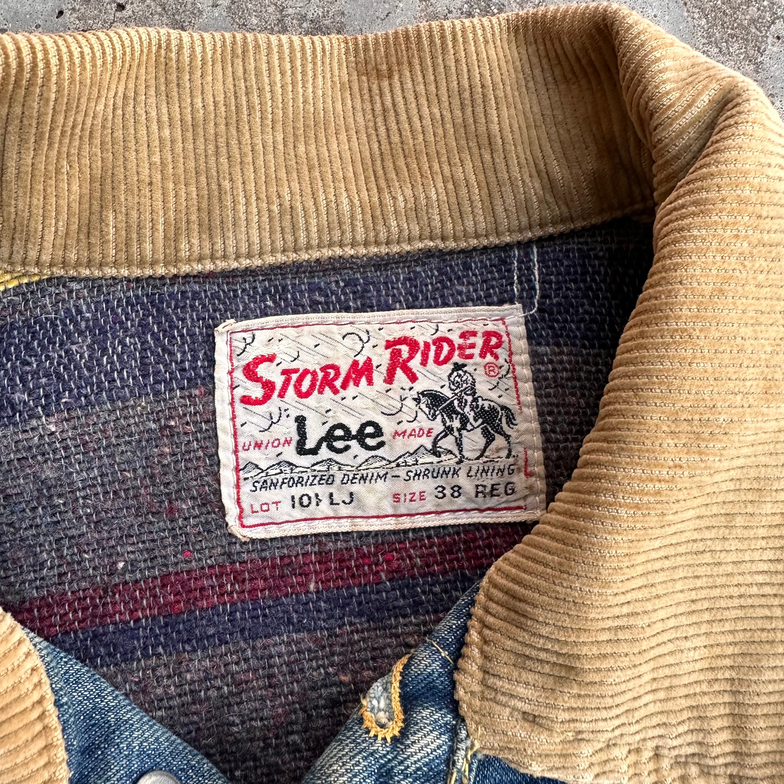 Early 1960's Lee Storm Rider Denim Jacket Size 38 – Little Chum