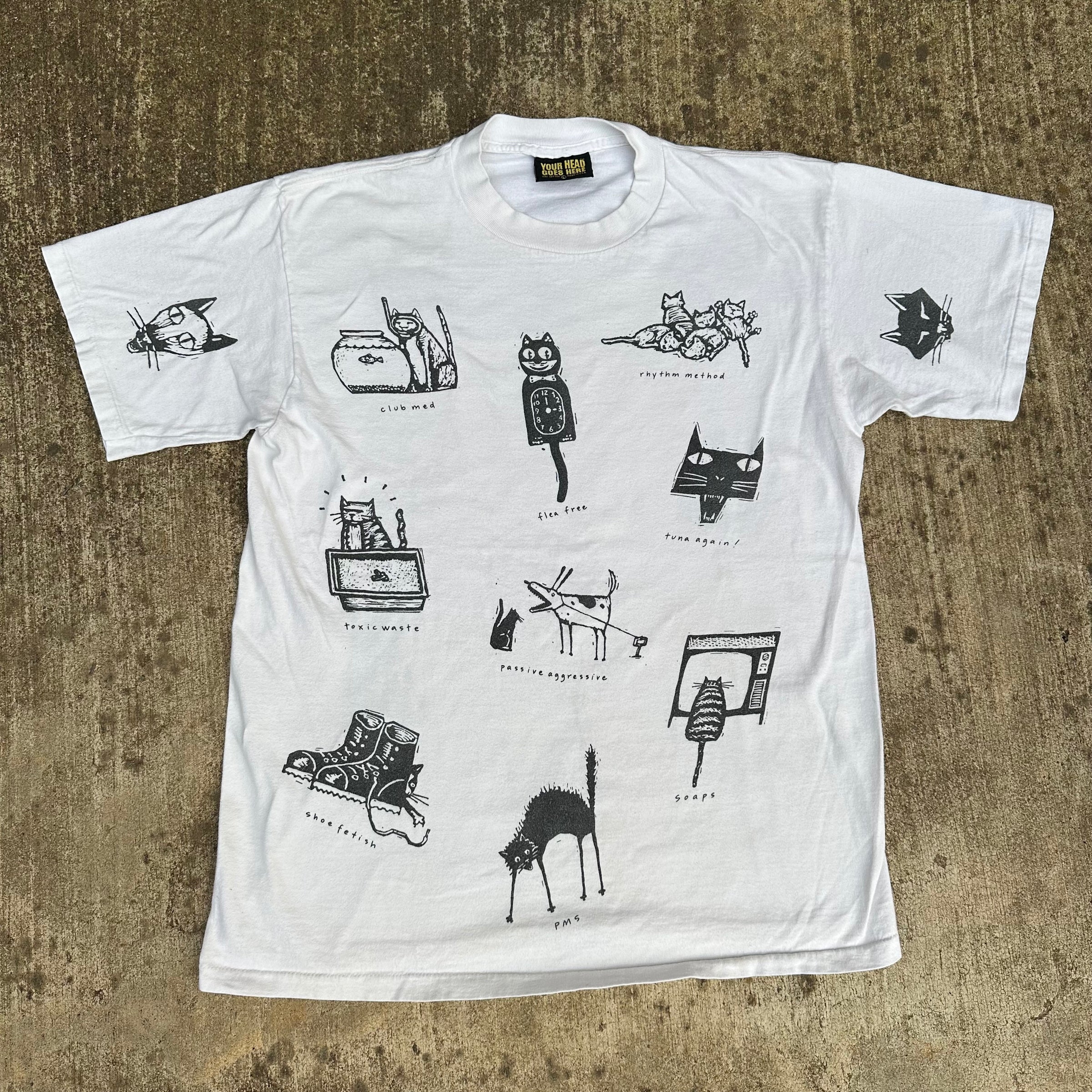 1990’s Studio Roja Cat T-Shirt Medium