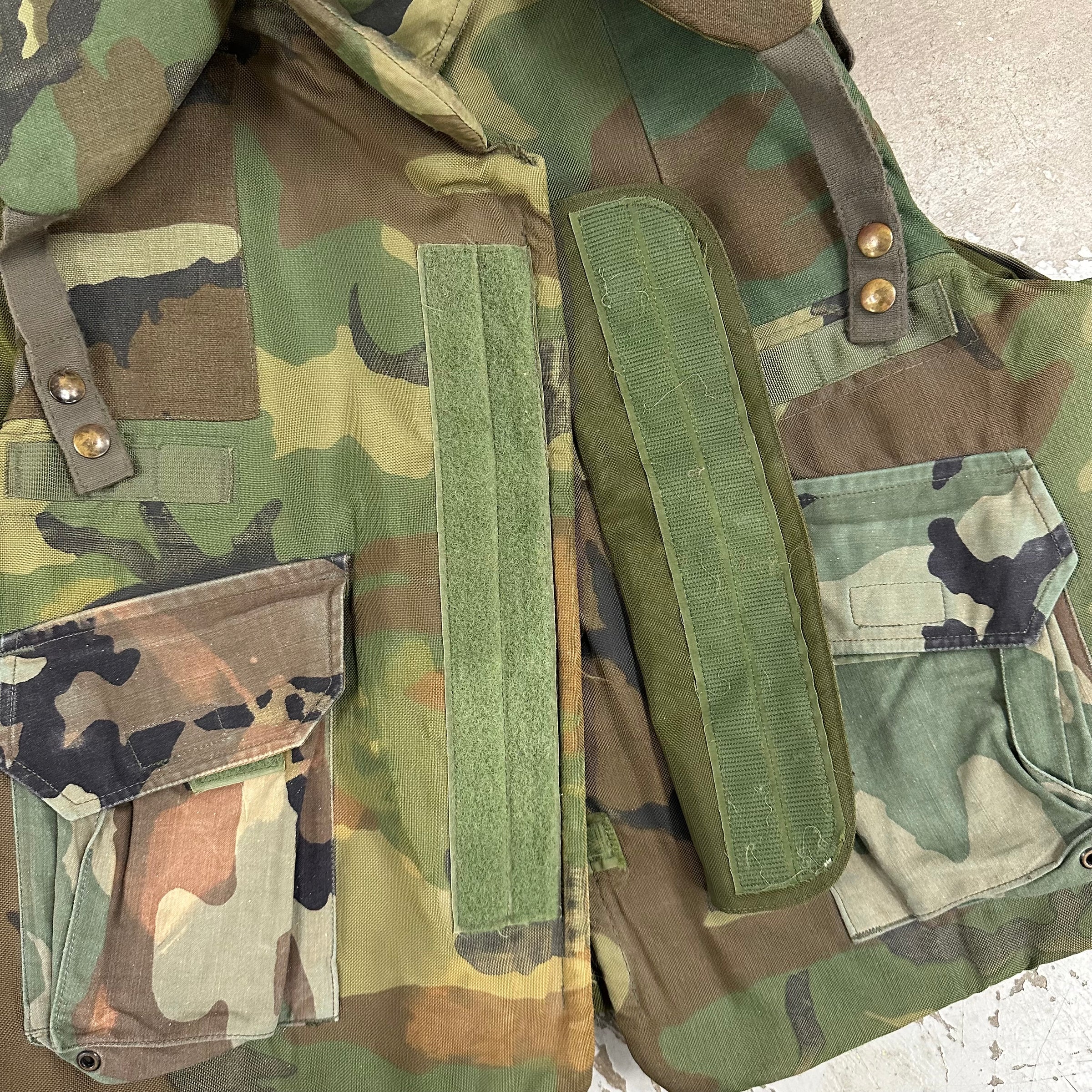 1980’s US Army Woodland Camo M81 PASGT Flak Vest Large
