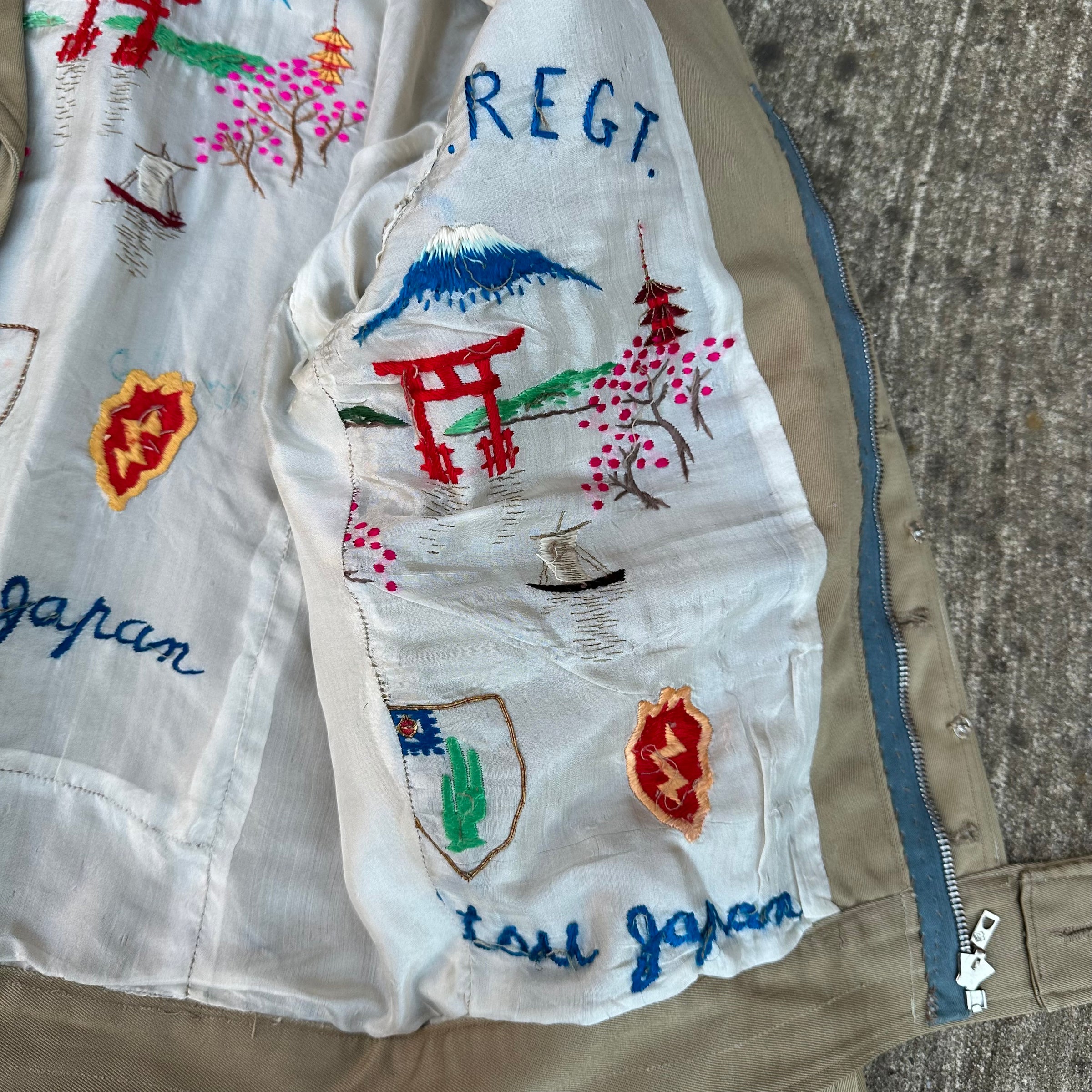 1940’s Tailor Made 35th Infantry Regiment Souvenir Ike Jacket