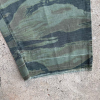 1970’s Civilian Tiger Stripe Camo Fatigue Pants 40” Waist