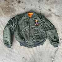 1960’s Patched MA-1 Flight Jacket Large