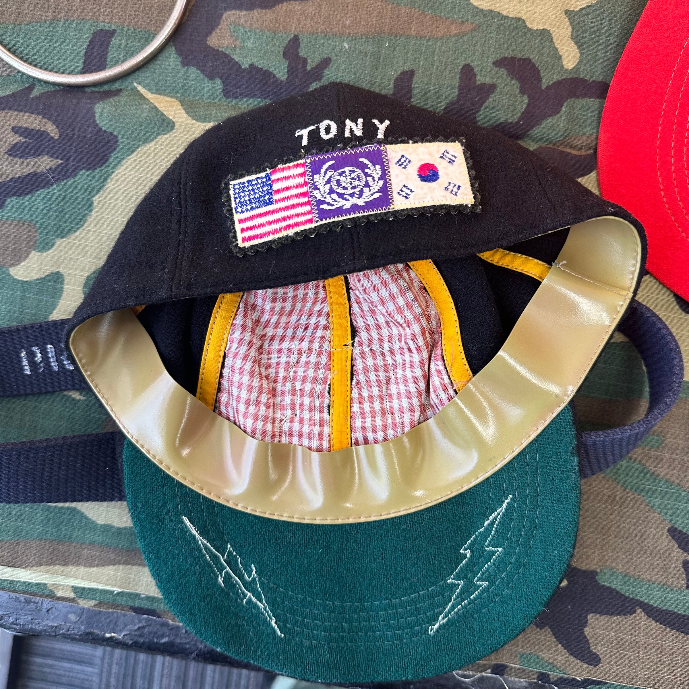1950’s/60’s USAF 6314th Civil Engineering Squadron Souvenir Hat Size 6 3/4
