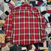 1950’s Washington Dee Cee Plaid Cotton Flannel Shirt 23.5" Chest