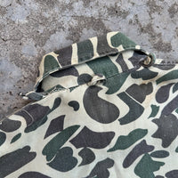 1960’s/70’s Hunting Camo Fatigue Shirt L/XL