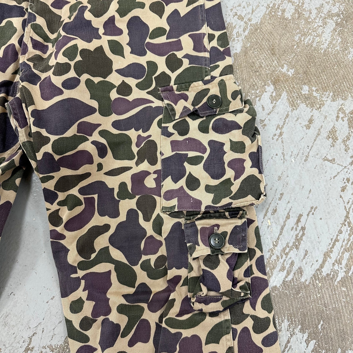 1960’s Vietnam War CISO-made Beo Gam Camo Pants 33” Waist
