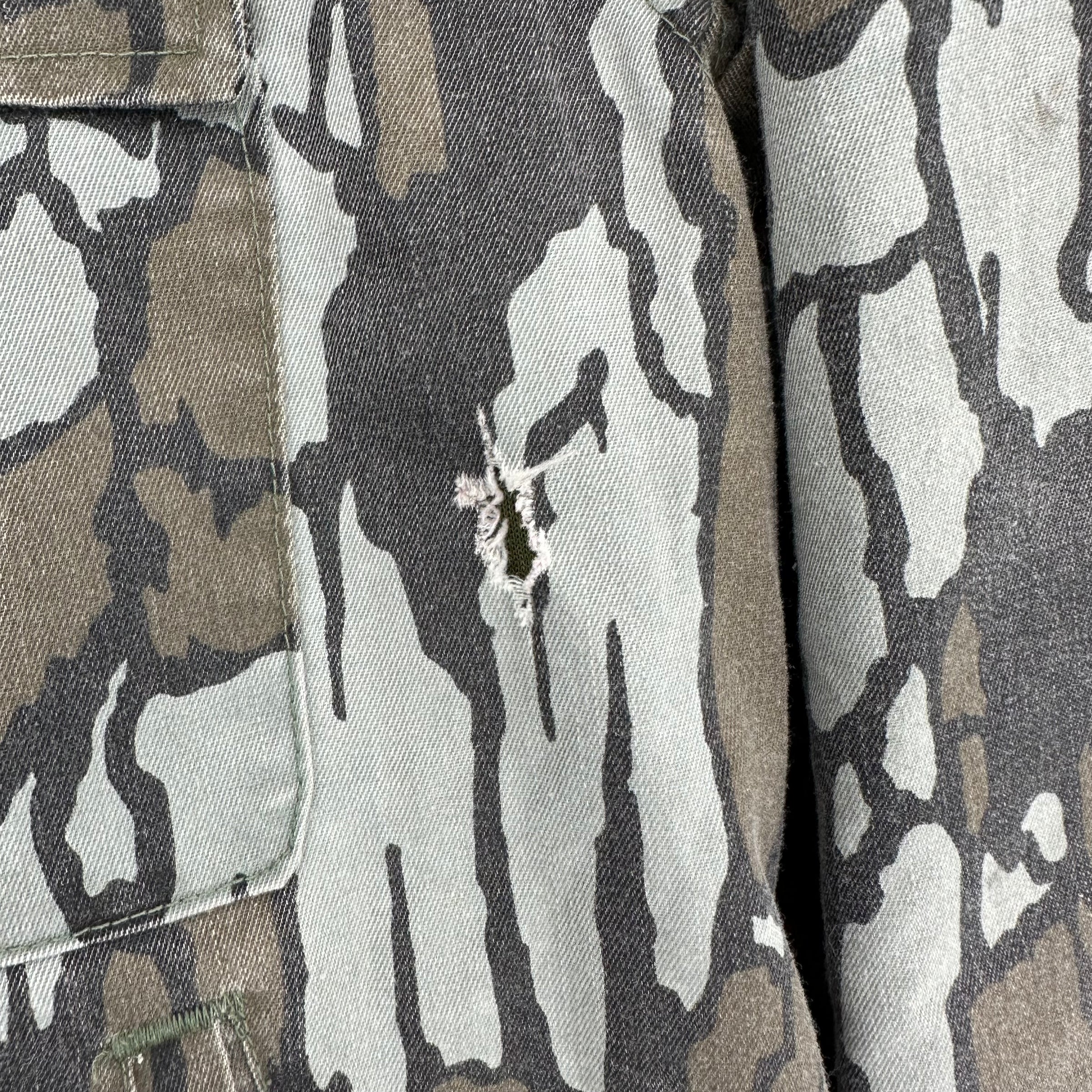 1980’s Trebark Camo A-2 Deck Jacket Large