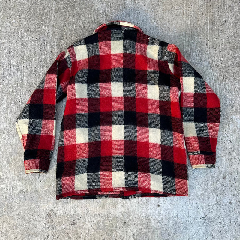 1940’s/50’s Monterey Plaid Wool CPO Shirt Medium