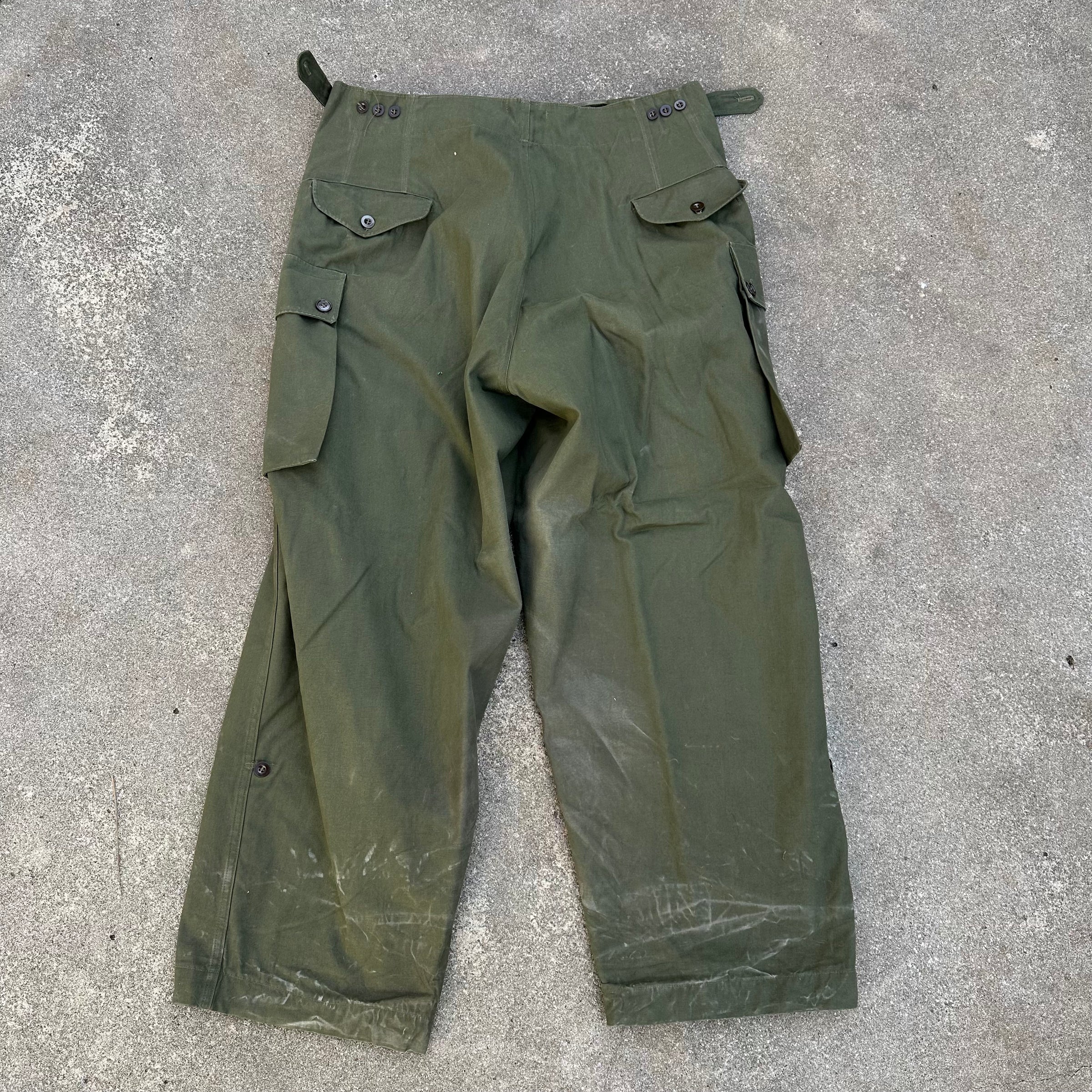 1950’s Dutch Military Fatigue Pants 38” Waist