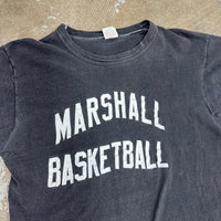 1970’s Marshall Basketball Black Russell T-Shirt Small