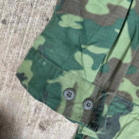 1960’s ERDL Camo Jungle Jacket Named to Marine Colonel Medium Long