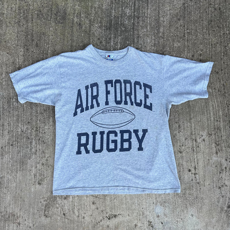 1990’s Air Force Rugby Water Print Champion T-Shirt M/L