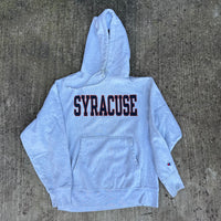 1990’s/Y2k Syracuse Champion Reverse Weave Hooded Sweatshirt Small