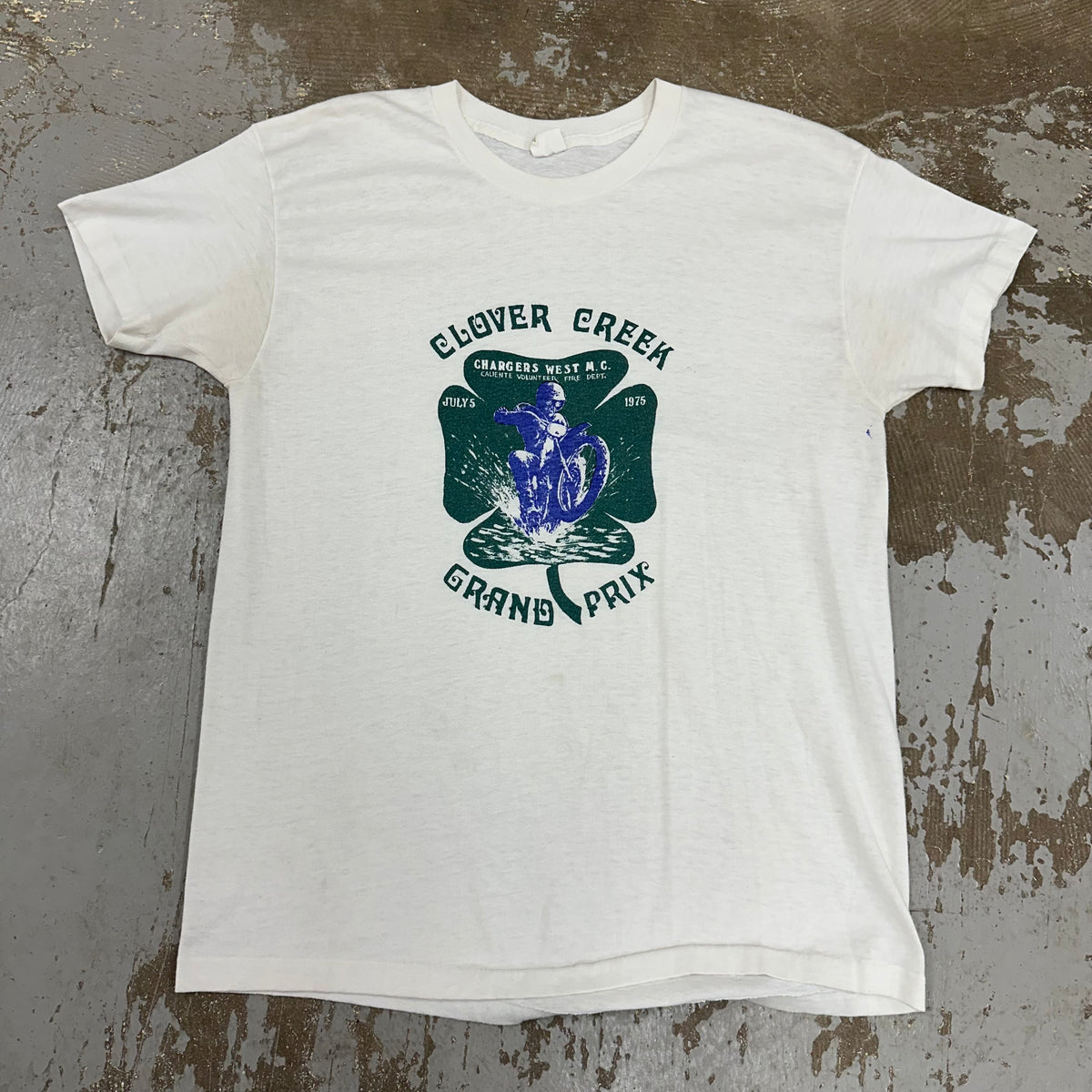 1970’s Clover Creek Grand Prix Motocross T-Shirt Medium