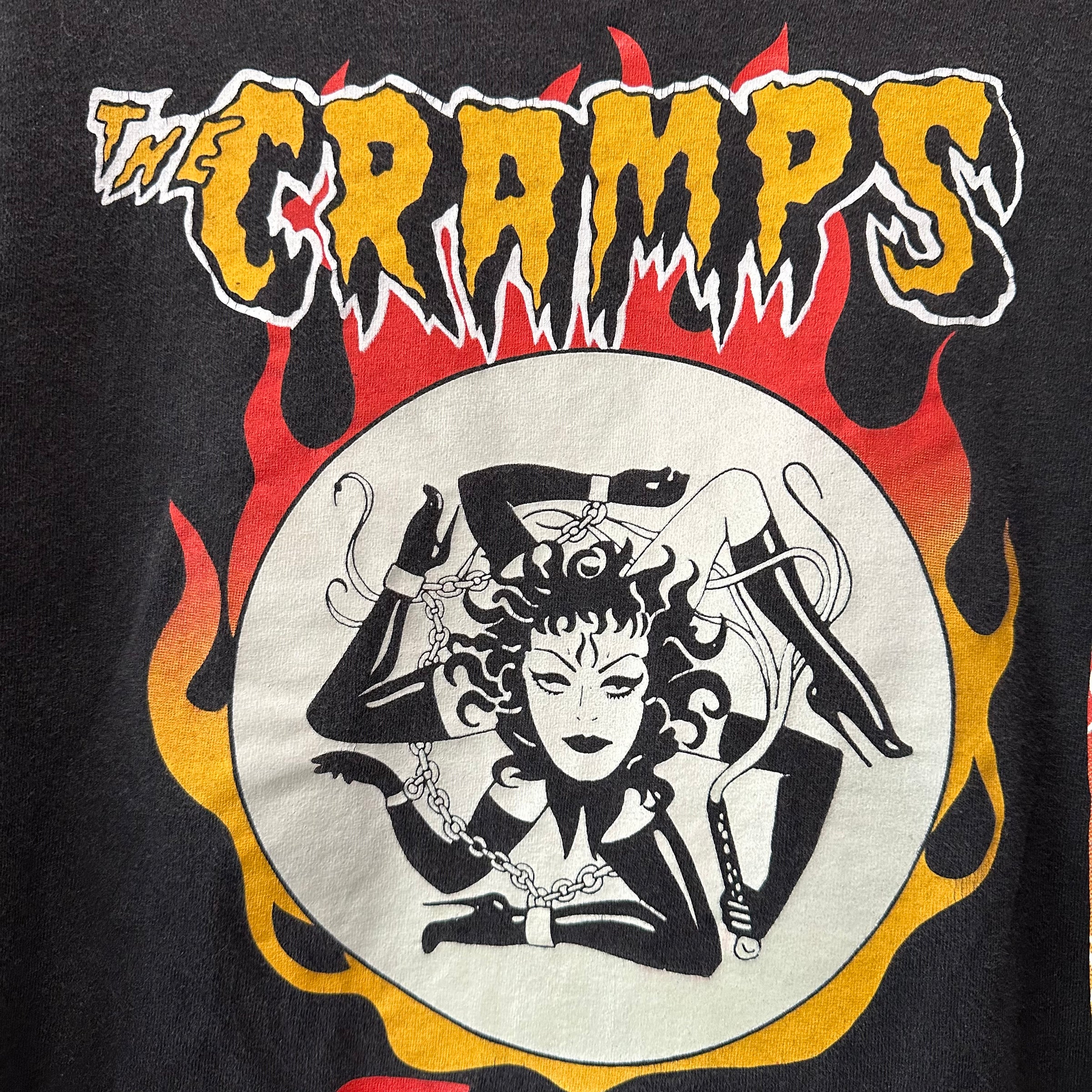 1994 The Cramps Flamejob Album Promo Longsleeve T-Shirt Large