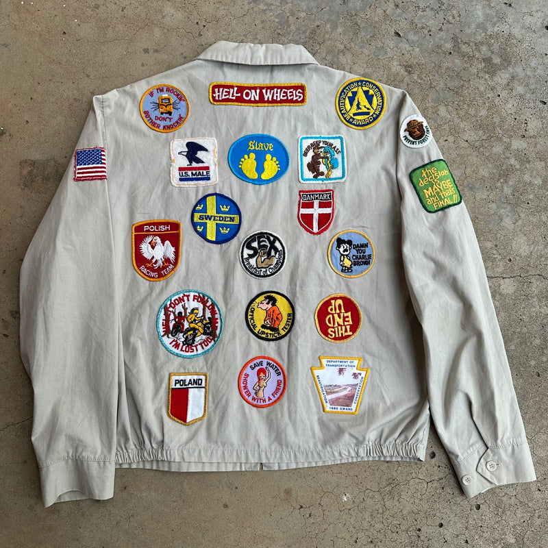 1970’s Novelty Patch Jacket Medium