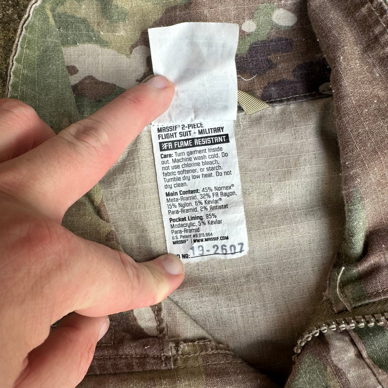 Massif Multicam Flame Resistant Flight Suit Top Medium Regular