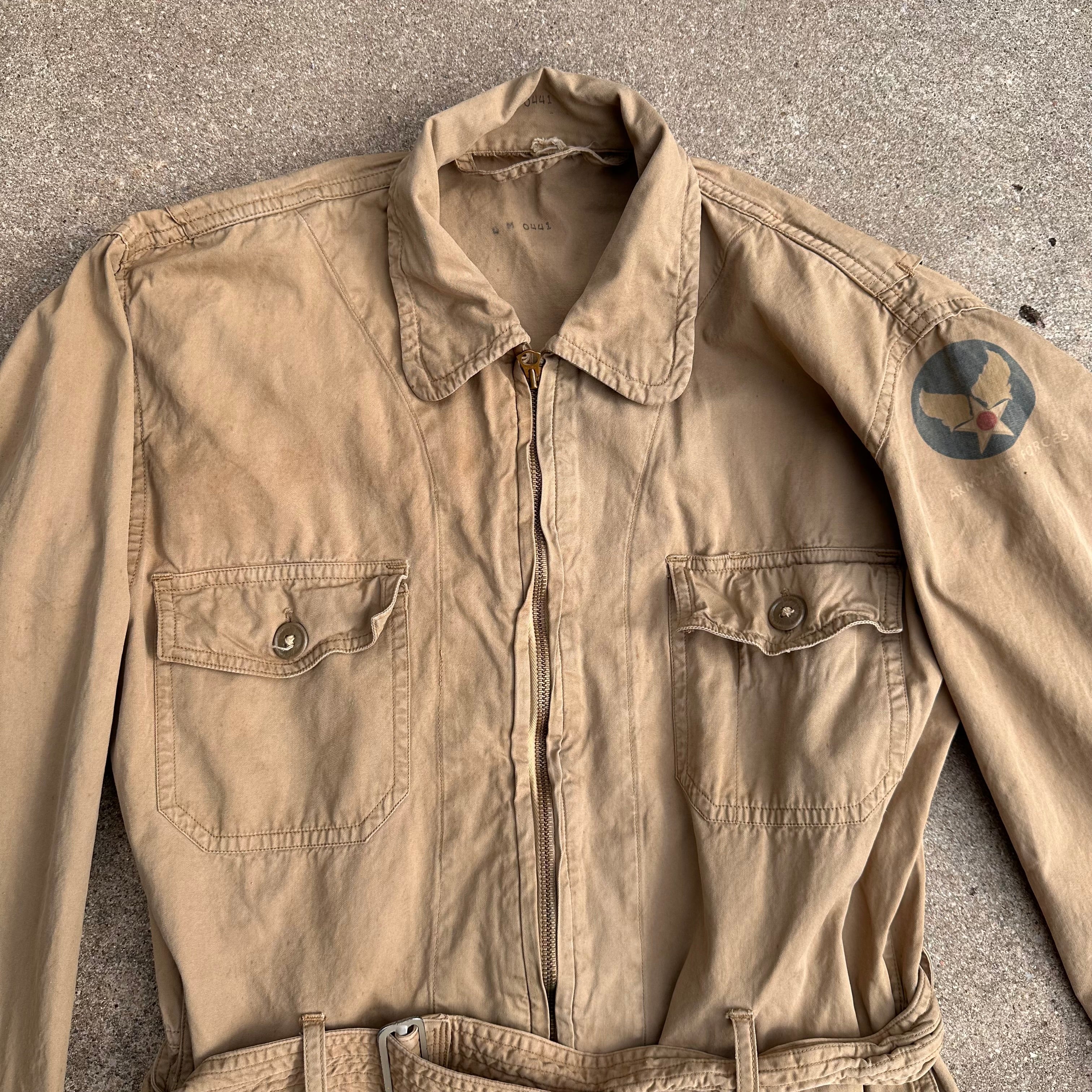 1940's WWII USAAF AN 6550-M-38 Summer Flying Suit Size
